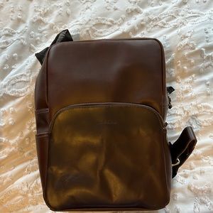 Brown Leather backpack by Niche Lane